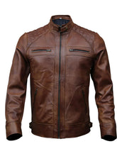 Biker Quilted Leather Jacket